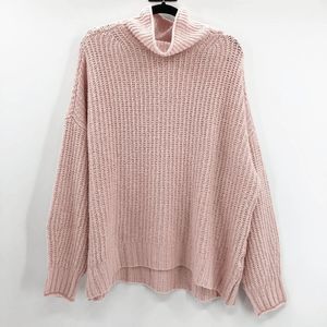 American Eagle Outfitters Soft Pink Turtleneck Sweater